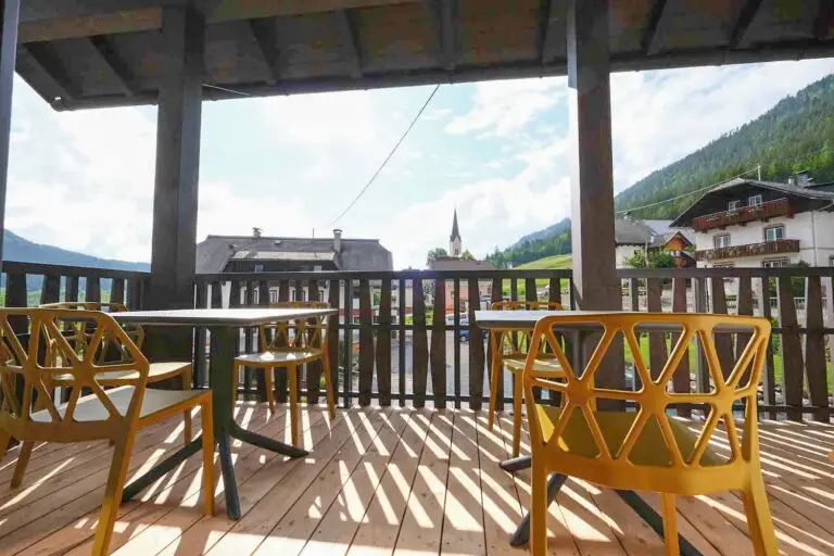 Terrasse von Wohnung Tradition: Wohnung mit Sauna, großer Terrasse und 2 Schlafzimmern