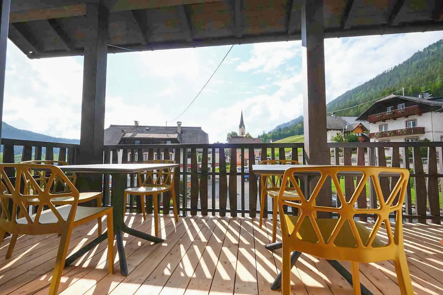 Terrasse von Wohnung Tradition: Wohnung mit Sauna, großer Terrasse und 2 Schlafzimmern
